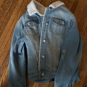 Sherpa Lined Denim Jacket